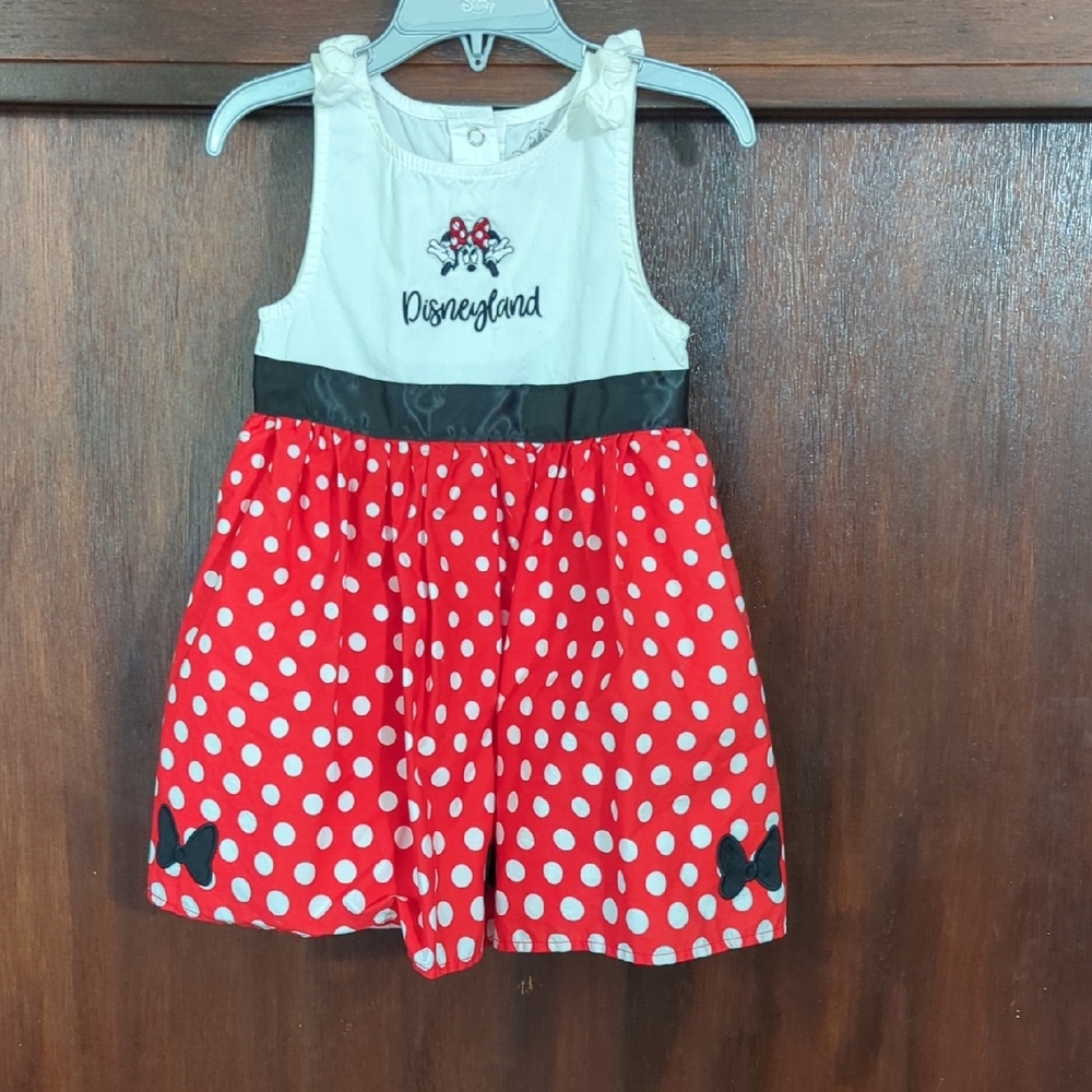 Disney Red Polka Dot Kids Dress